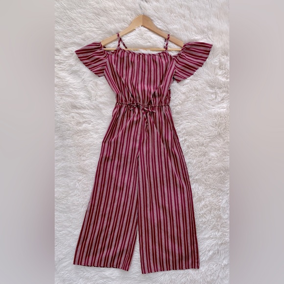 Elegant Jenna & Jessie Girl Striped Jumpsuit. Size 10. - Picture 1 of 1